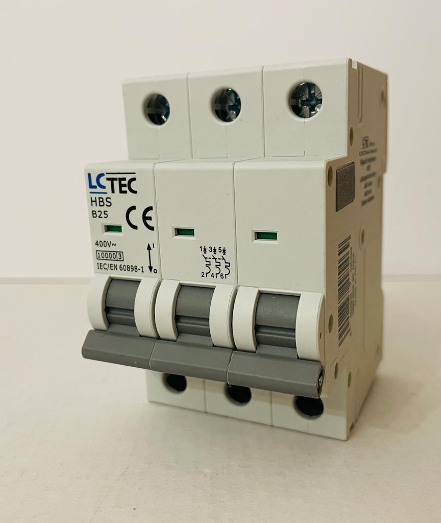 Jistič HBS, 10kA, B, 3-pólový, 20A,