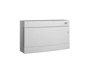 rozvaděč PNS 18W 1x18 modulů na omítku bílé dveře IP40